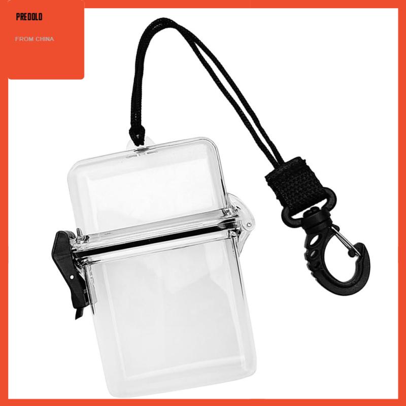 [Predolo] Klip Wadah Kotak Anti Air Untuk Scuba Diving Snorkeling Kayak Bening