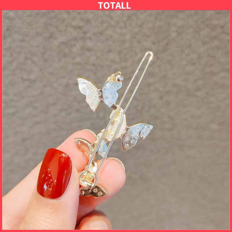 COD Jepit Rambut Butterfly Hairpin Elegance Shining Untuk Korea Fashion-Totall