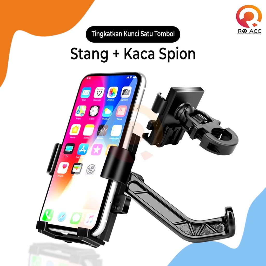 [RO ACC] NVN-N1/N2 PHONE HOLDER STAND PEGANGAN TEMPAT PENYANGGA HP DI MOTOR