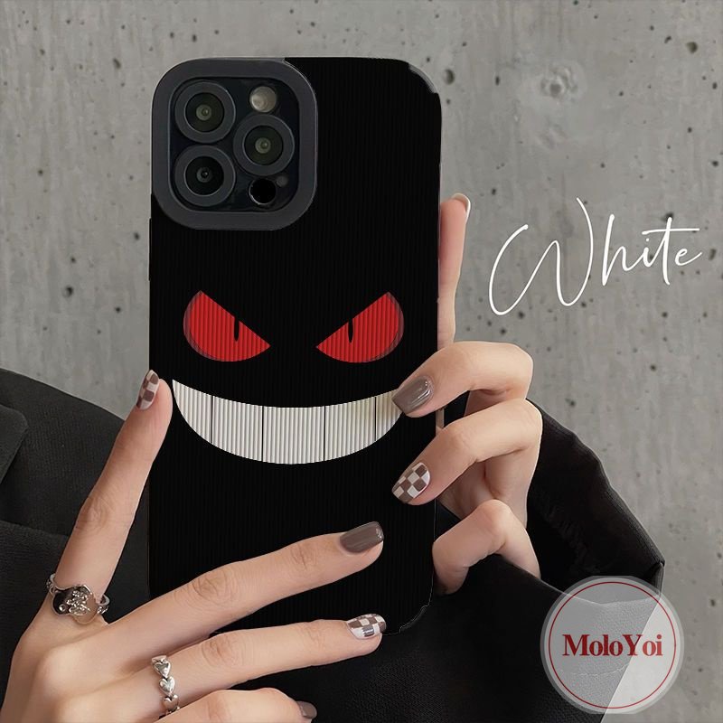 IPHONE Game Boy Mewah Tekstur Kulit Ponsel Case Kompatibel Untuk Iphone11 Pro Max XR XS X Max7 8 Plus 11 13 12 14 Pro Max 7Plus Lucu Imut Kartun Genger Shockproof Soft Tpu Cover