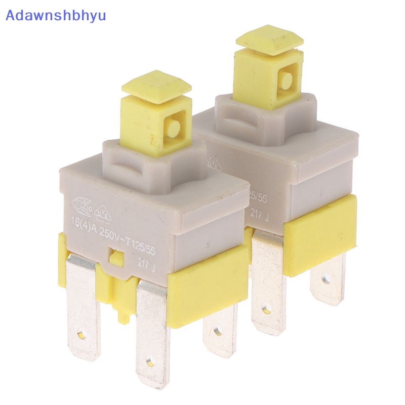 Adhyu E-Switch PA512C Self-locking Switch 4pin Mesin Cuci Piring Vacuum Cleaner Tombol Daya ID