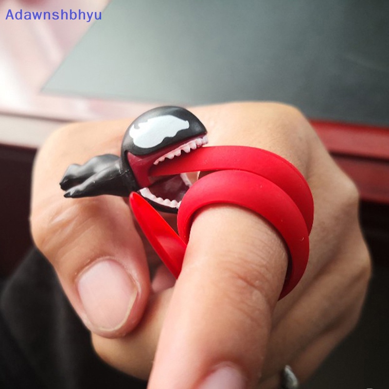 Adhyu Mainan Venom Lucu Anime Figure The Avengers Film Headphone Kabel Data Line Holde ID