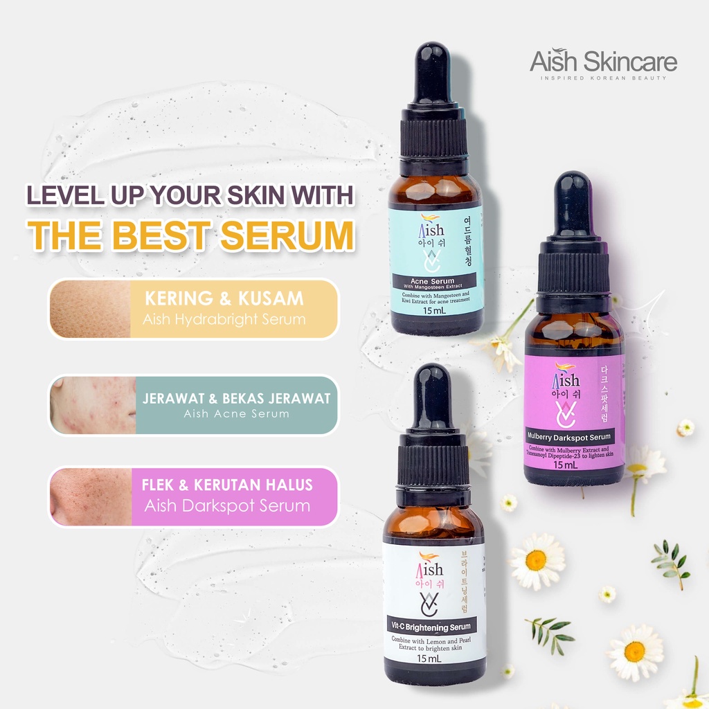 Paket Promo Perawatan Kecantikan Aish Acne , Brightening , Darkspot Serum Jerawat Mencerahkan Kulit 