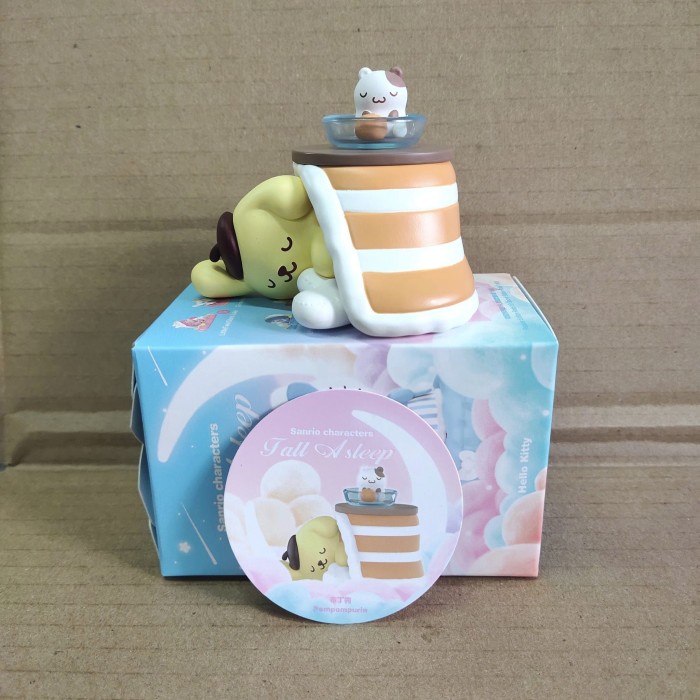 Secret Pop Mart Sanrio Characters Fall Asleep Pompompurin