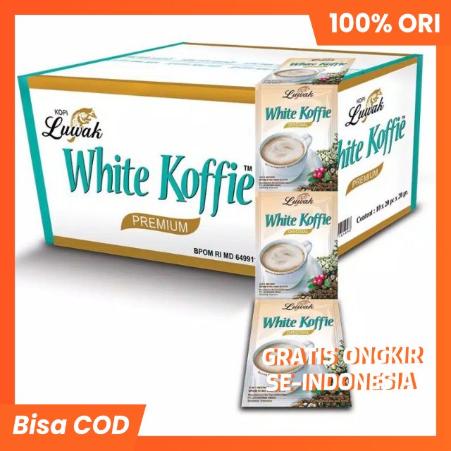 Kopi Luwak White Koffie Original 10x20gr (Renceng)