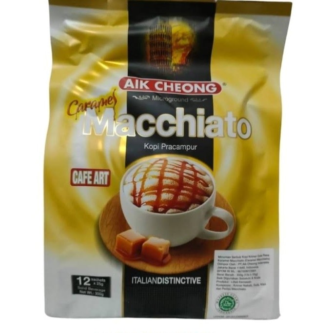 

AIK CHEONG 3in1 Caramel Macchiato 300g (25g x 12sachets)