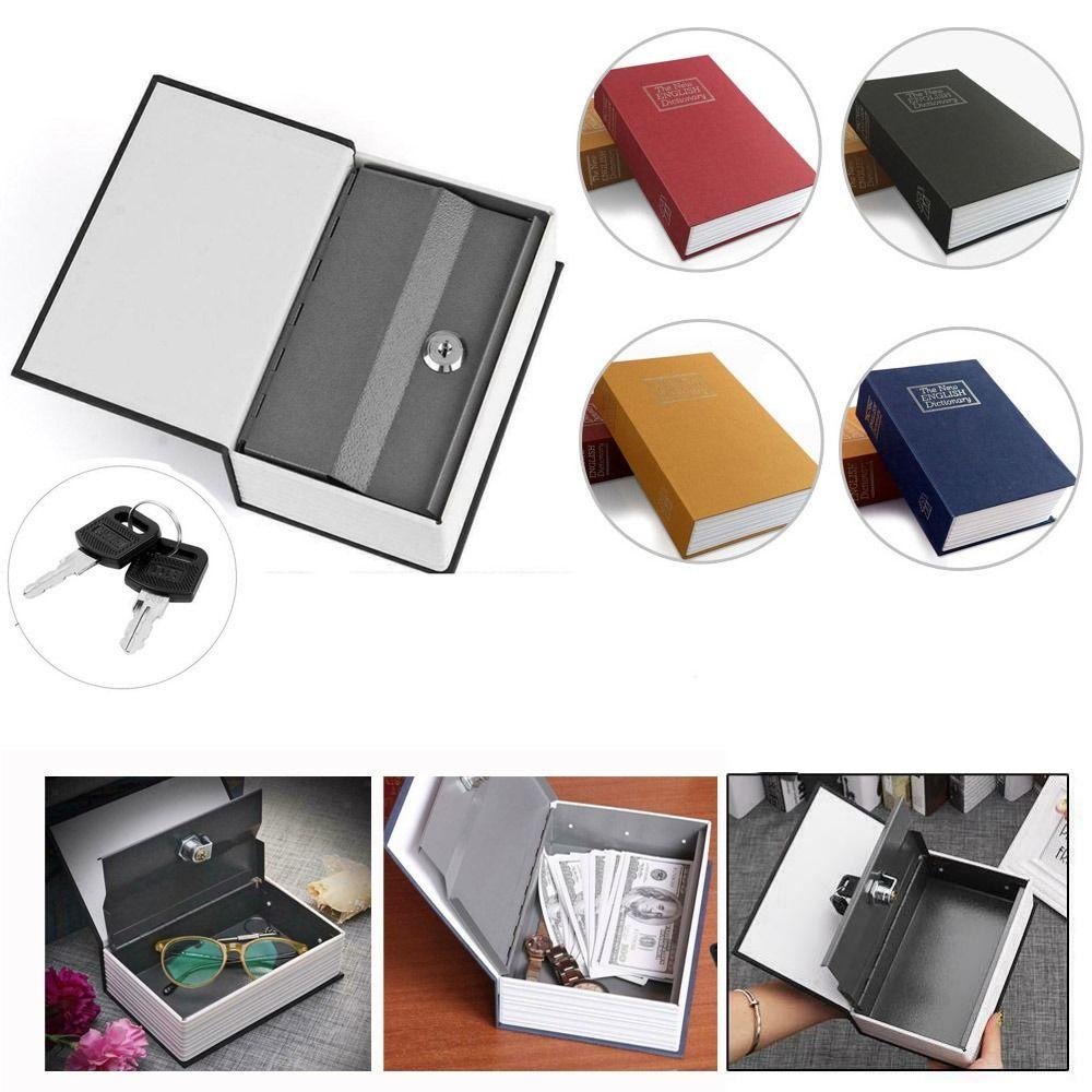 TOP Kamus Hollow Book Diary Storage Change Storage Box Celengan Rahasia Stash Booksafe Key Box Dengan Kunci Lock &amp; Key Safe Brankas Buku Simulasi