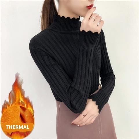 YUJIN THERMAL CASHMERE WINTER TOP WOMAN IMPORT BAJU ATASAN MUSIM DINGIN