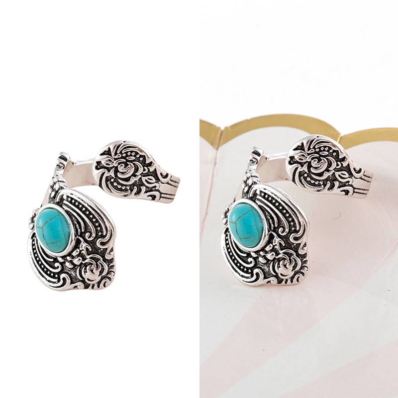 Aksesoris Perhiasan Cincin Pirus Bohemian Fashion