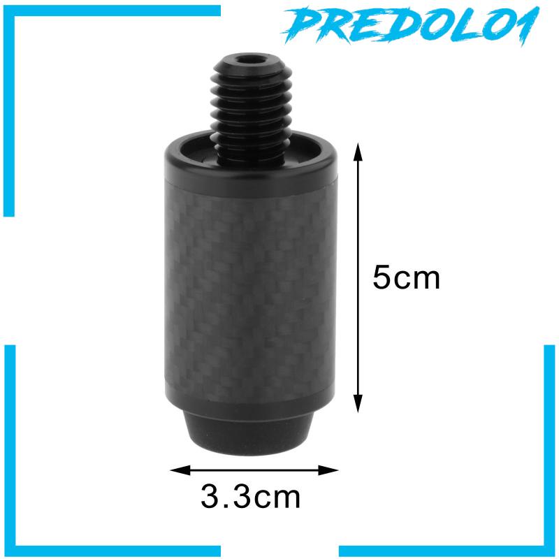 [Predolo1] Pool Cue Extension Billiard Supplies Plug Belakang Dengan Bumper Pool Cue Extender