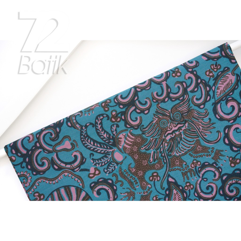 BAJU BATIK PRIA Kemeja Lengan Pendek Slimfit Premium Balian Biru Aqua Tosca Toska 723711 Cap 72 - Baju Kemeja Atasan Pakaian Setelan Batik Pria Cowok Laki Laki Remaja Keluarga Kantor Lengan Pendek Modern Slimfit Slim Fit Premium Kekinian