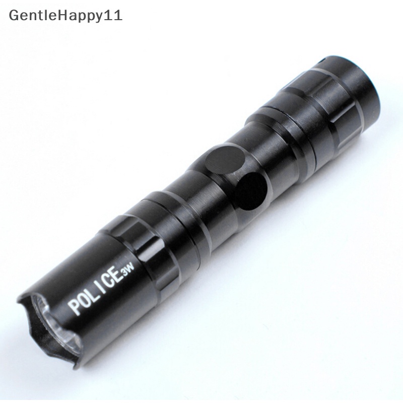 Gentlehappy 3W LED Mini Anti Air Ultra Terang Senter Torch Camping Hiking id