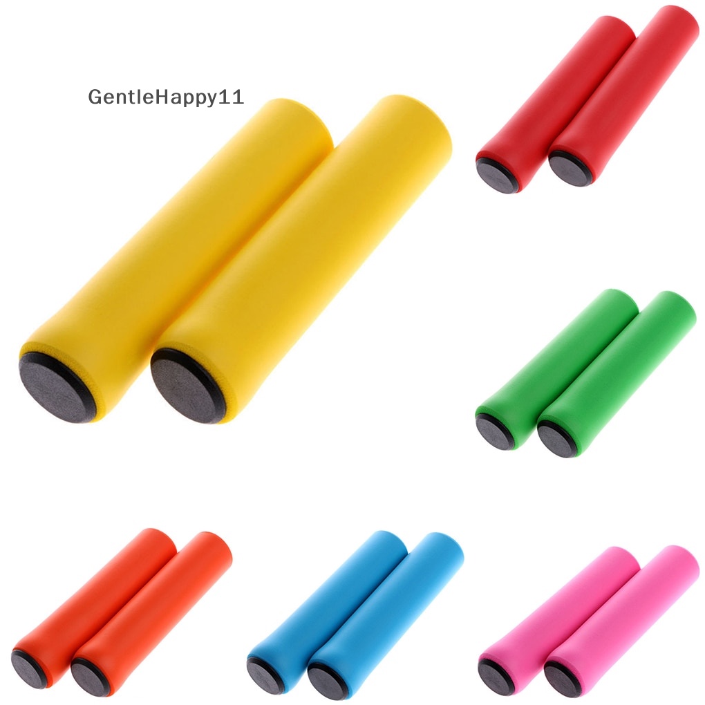 Gentlehappy 1pasang Grip Sepeda Bersepeda Silikon Outdoor MTB Mountain Bike Stang Grips id