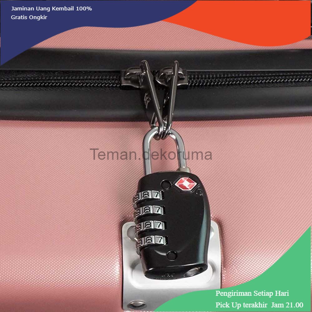 TD - DPR CoolCell Gembok Koper Angka 4 Digit Suitcase Password TSA Lock - TSA-330