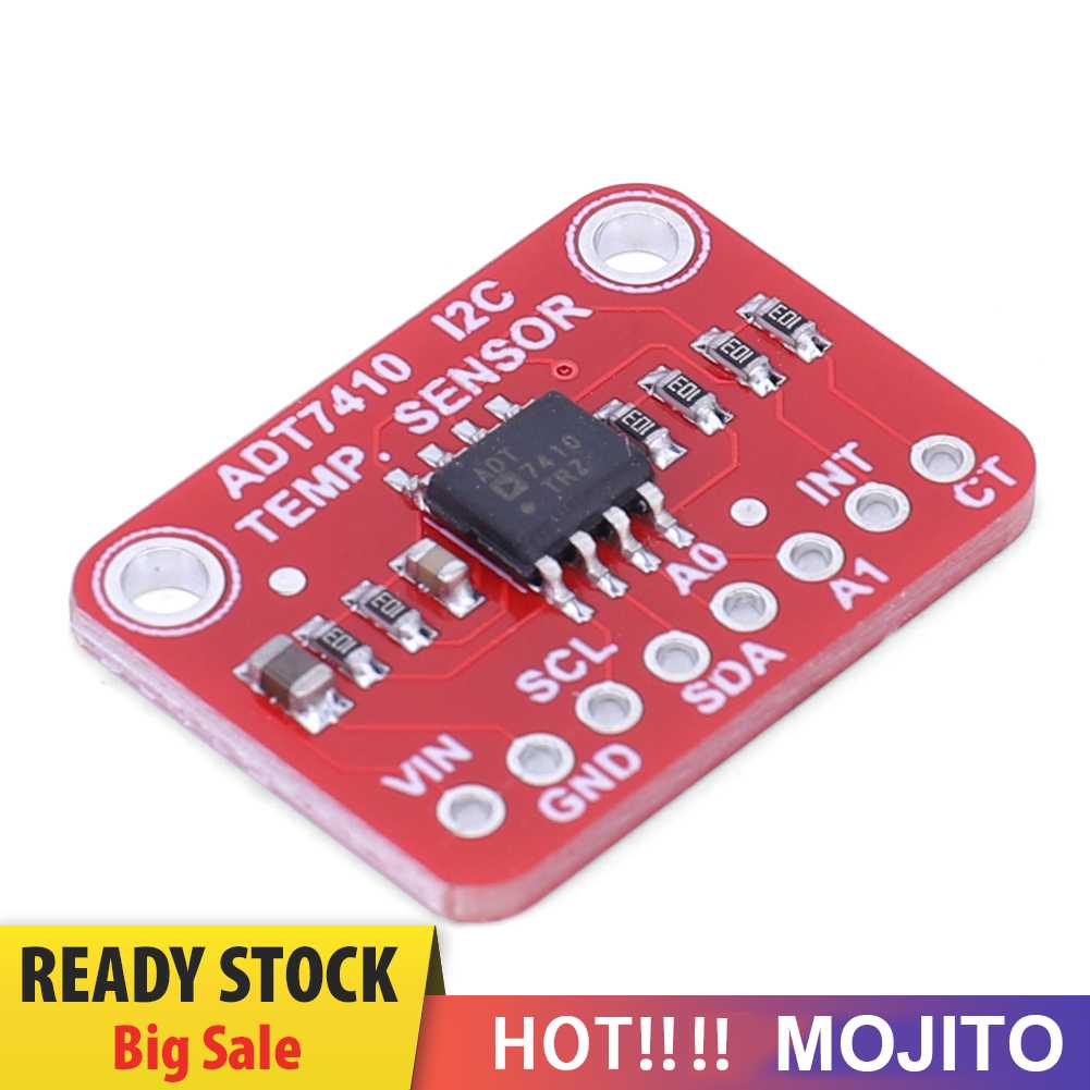 Alat Pengembang Sensor Suhu ADT7410 Papan Breakout I2C Akurasi Tinggi