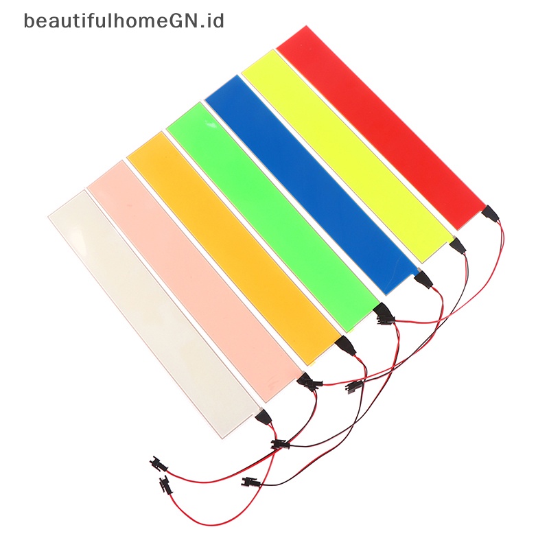 {Cantik} Flexible EL Light Panel Electroluminescent Back Light Lampu Strip Untuk Mobil Rumah~