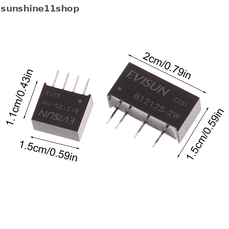 Sho 1Pc 1W 2W Power Module Converter 1212S DC Modul Switching Daya Teratur N