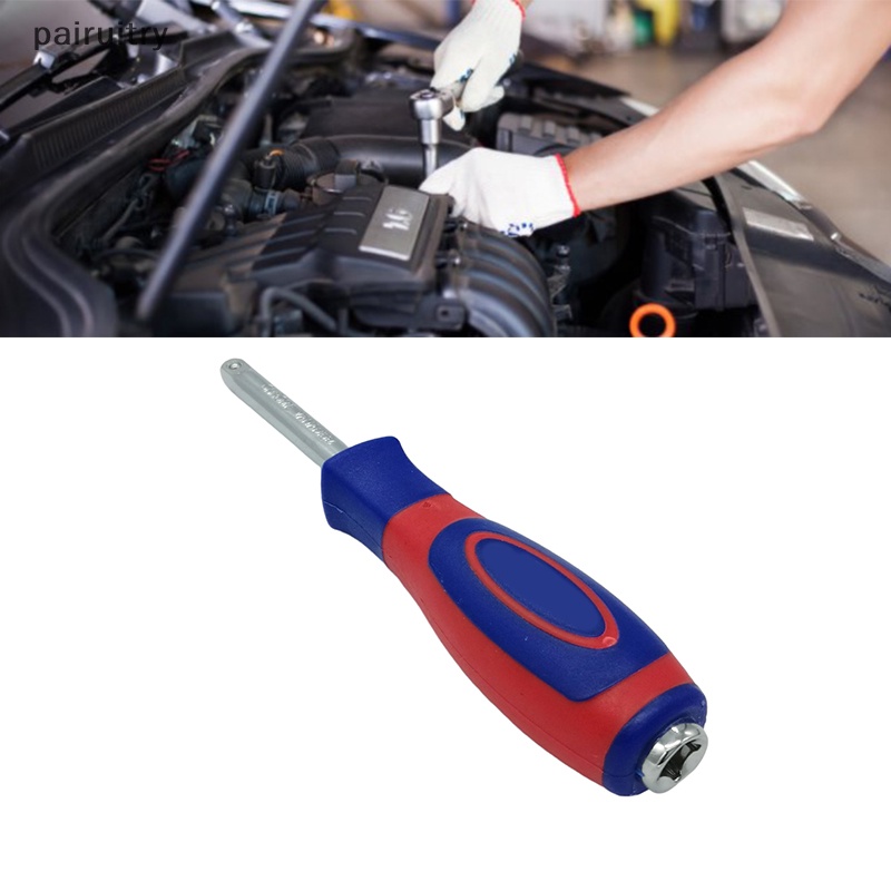 Prt 1/4inch Batang Kotak Kecil 6.3mm Dengan Lubang Ekor Pegangan Putar Dual purpose Afterburner Socket Wrench Kunci Sok Rumah Socket Repair Wrench PRT