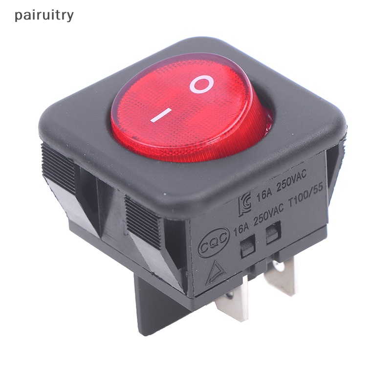 Prt 4Pins RK1-05N Illumated Saklar Rocker Switch Mini Saklar Perahu Tahan Air Oilproof Rocker Switch PRT