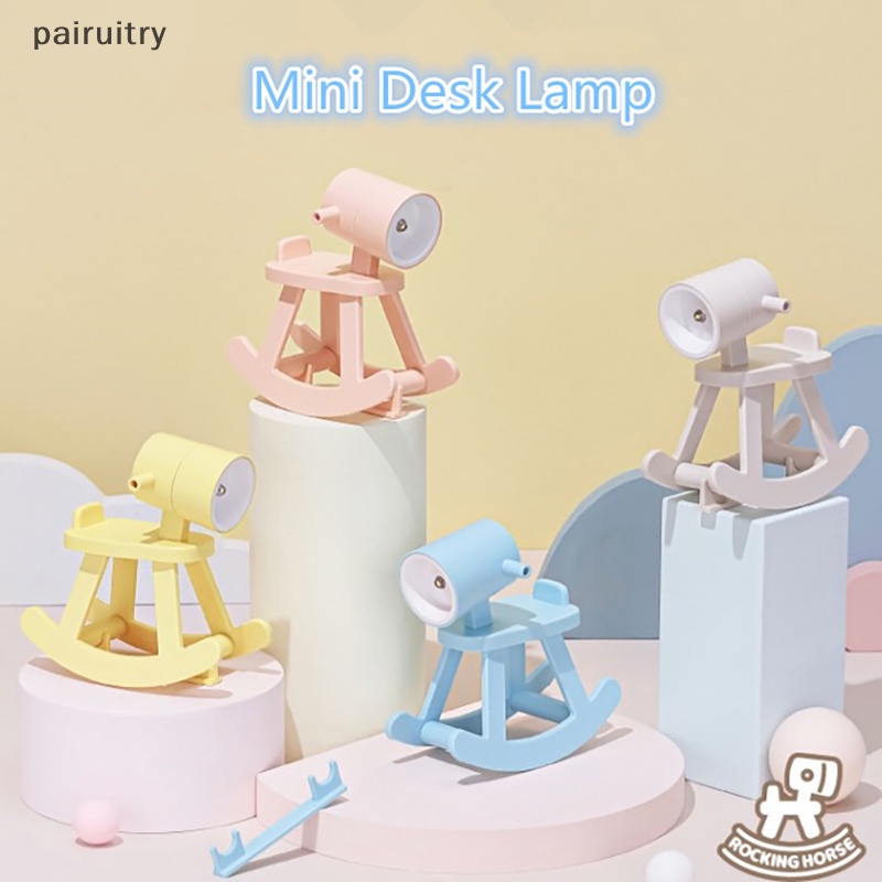 Prt Lampu Tidur LED Mini Desk Lamp Cute Lampu Suasana Meja Kamar Anak Decor Light PRT