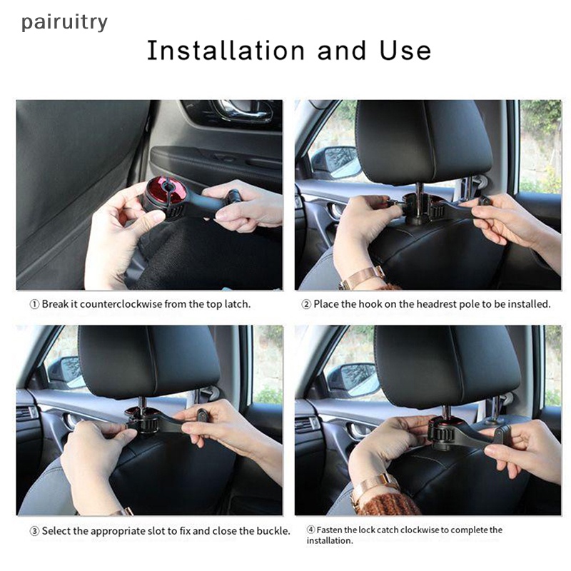 Prt Pengait Sandaran Kepala Mobil &amp; Phone Holder Seat Back Hanger Untuk Klip Cradle Kursi Belakang PRT