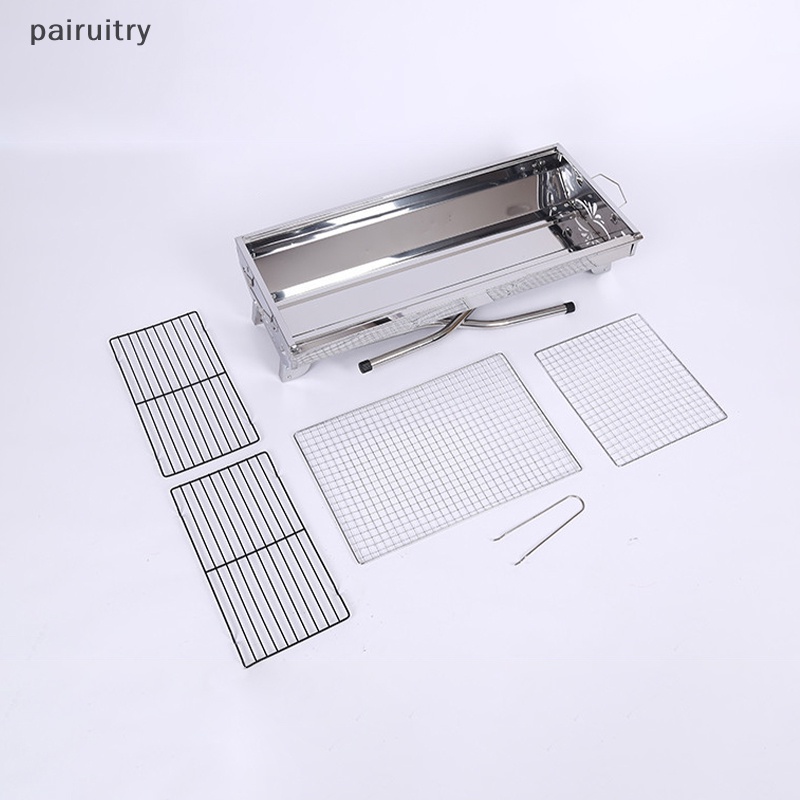 Prt barbecue grill outdoor stainless steel Panggangan BBQ Arang Panggangan portable Panggangan Lipat portable Arang barbecue PRT