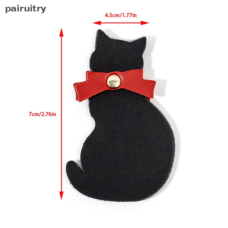 Prt High Quality PU Leather Cat Bookmark Siswa Membaca Kulit Halaman Buku Folder Hadiah Lucu Animal Mini Bookmark Untuk Pecinta Membaca PRT