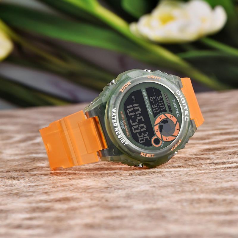 JAM TANGAN WANITA DIGITEC BDG 7090 DIGITEC 7090 ORIGINAL TAHAN AIR TALI RUBBER