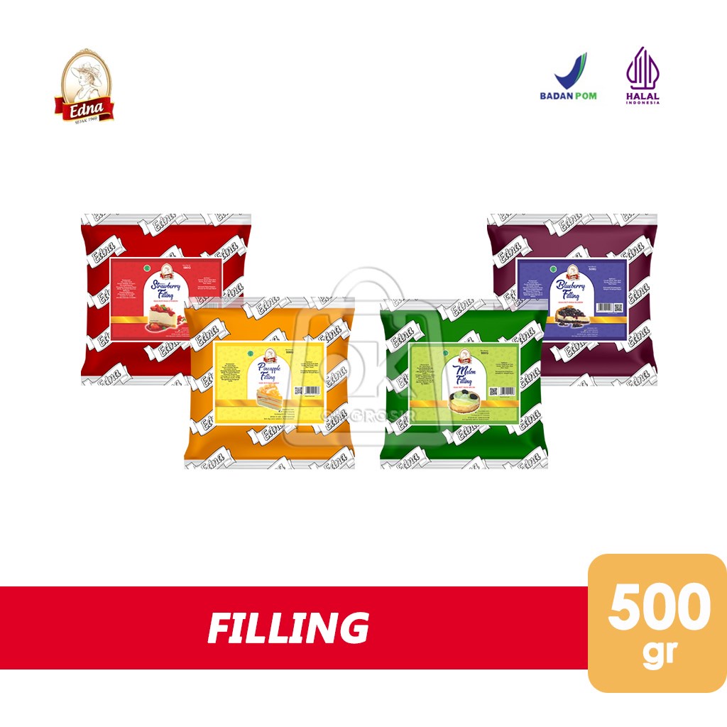 

Selai Buah EDNA Fruit Filling Isian Roti (500 gr)