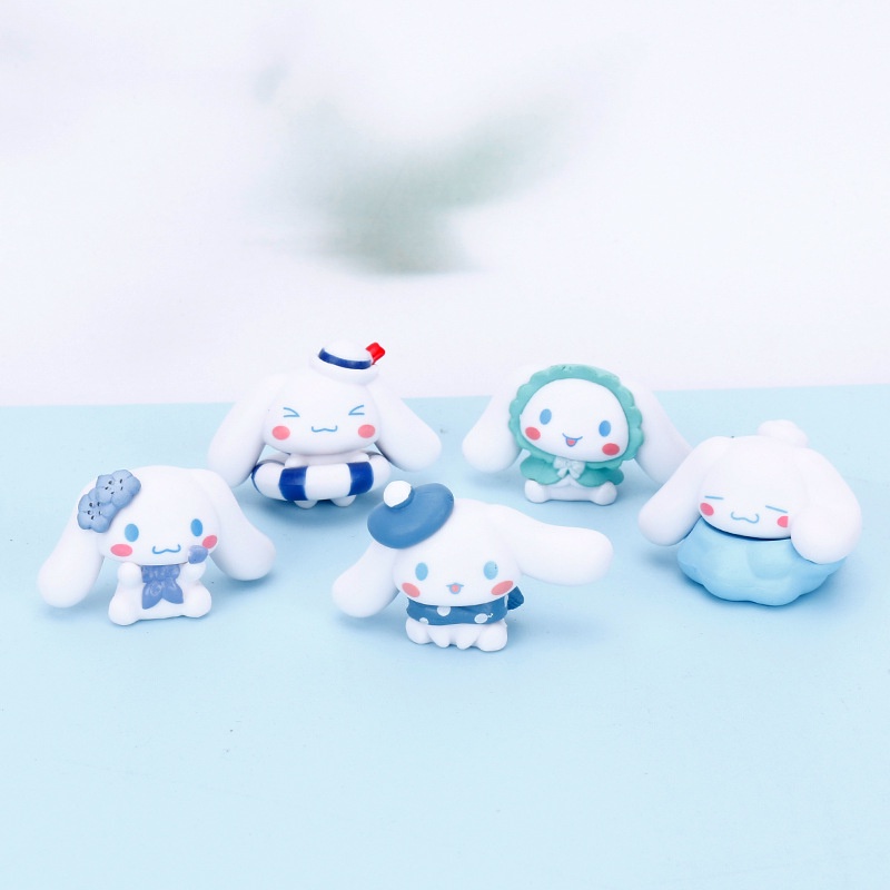 Kartun Baru PVC Cinnamoroll Hiasan Kue Dekorasi Hiasan Gadis Desktop Dekorasi Hiasan Hadiah Kecil
