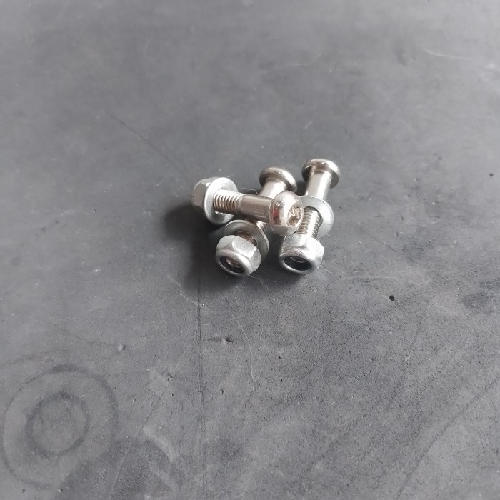 Baut L Mur 10 Lock Panjang 25mm x 6mm Crome