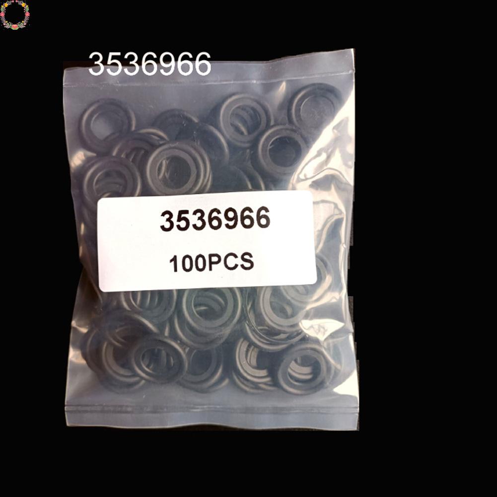 100pcs Seal Gasket Plug Pembuangan Minyak Mesin Karet Mobil Untuk Opel Chevrolet 3536966