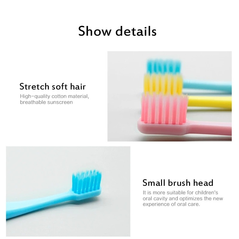 MMM Sikat Gigi Anak Set 3 Pcs  Extra Soft Tavel Toothbrush Double Care Sikat Gigi Halus &amp; Lembut 3 IN 1 Untuk Perwatan Gigi