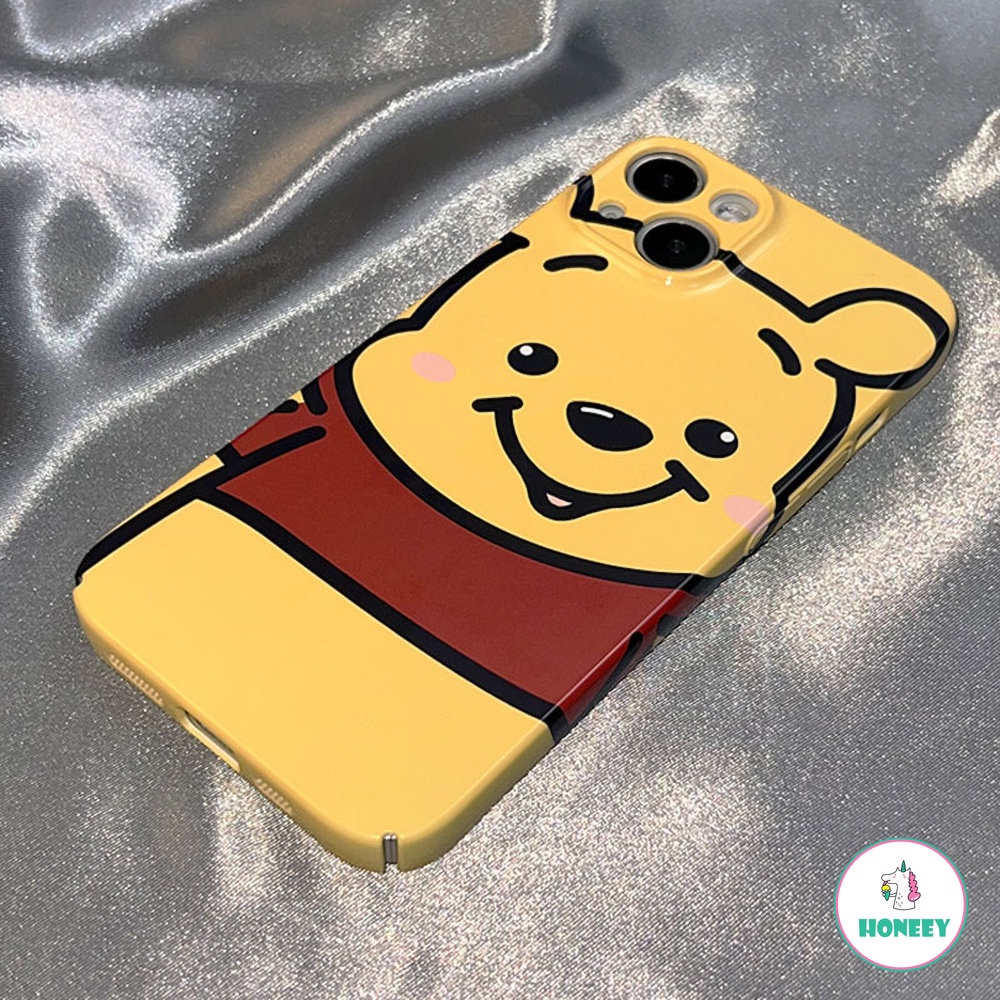 Casing Ponsel Kartun Beruang Anjing Lucu Untuk iPhone 14 Pro Max13 12 11 Pro Max Full Cover Perlindungan Lensa Shockproof Back Cover