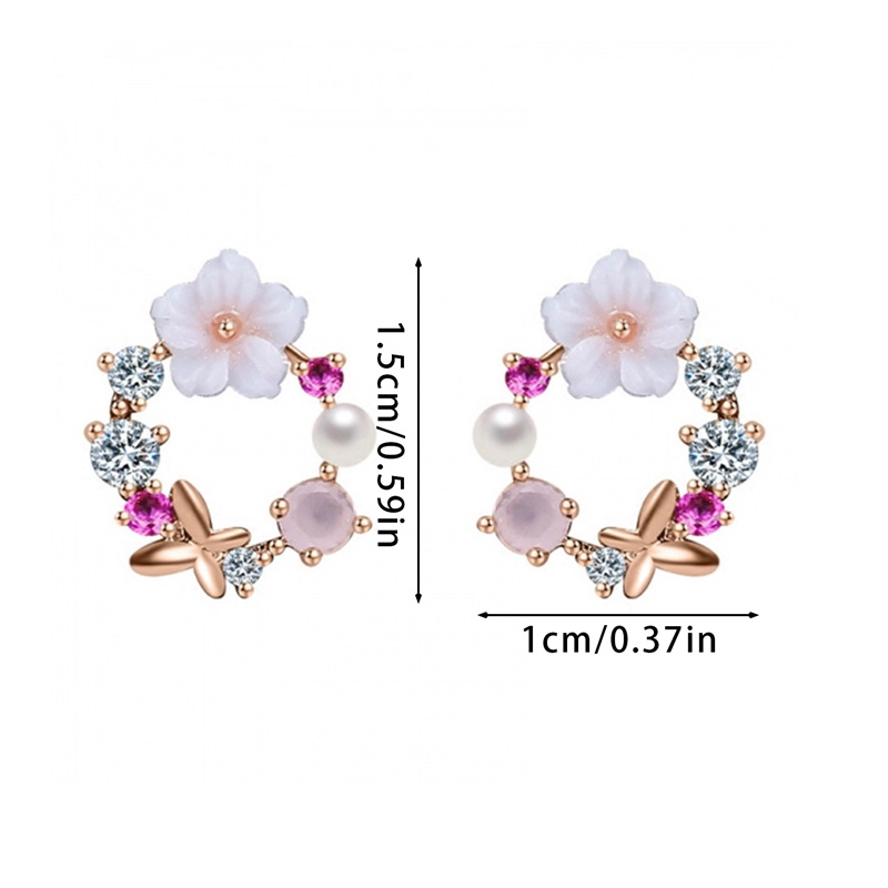 Wanita Besar Cembung Lingkaran Pernyataan Hoop Earrings Perhiasan