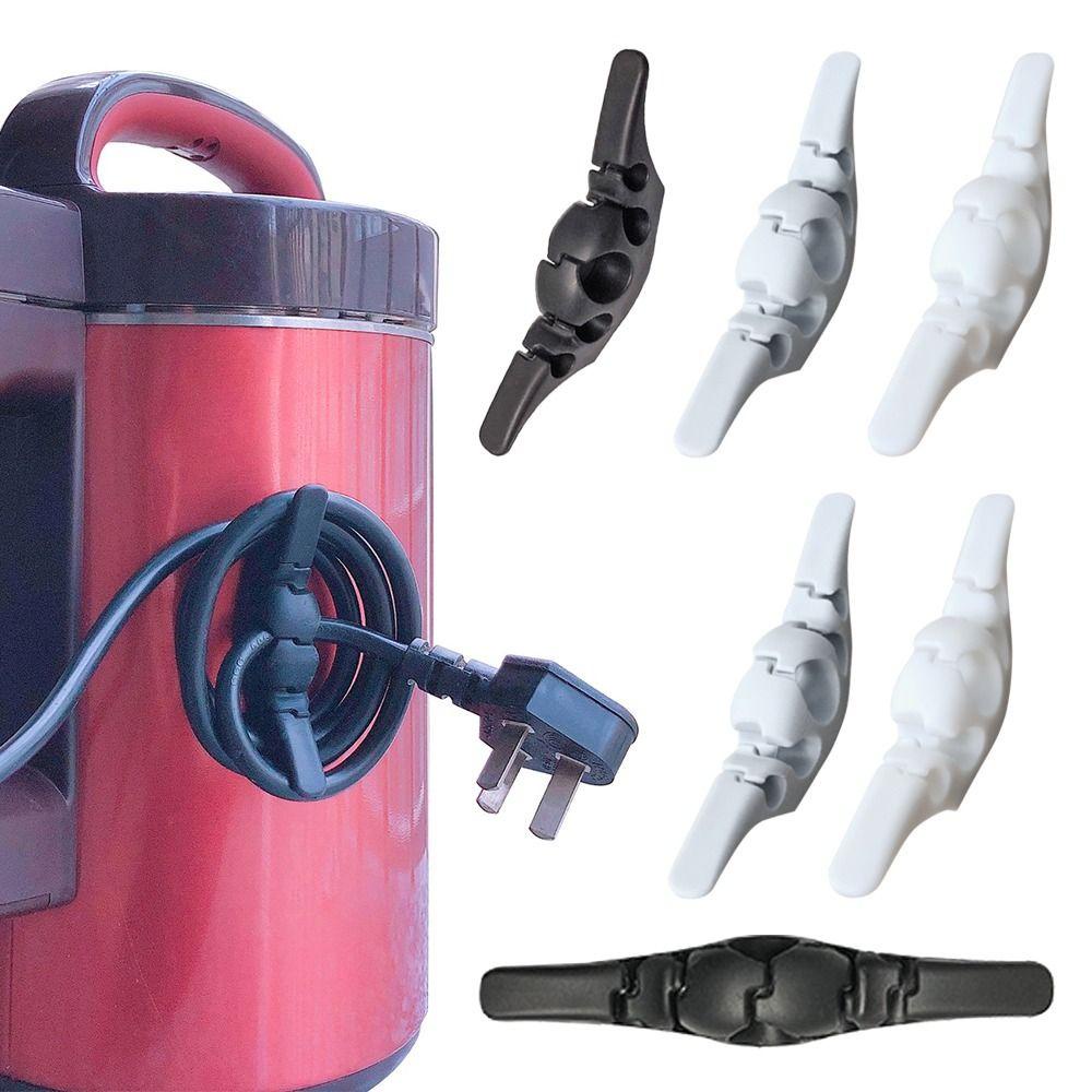 Populer Kawat Penyimpanan DIY Aksesoris Wire Management Power Cord Winding Clamp Perangkat Lilitan