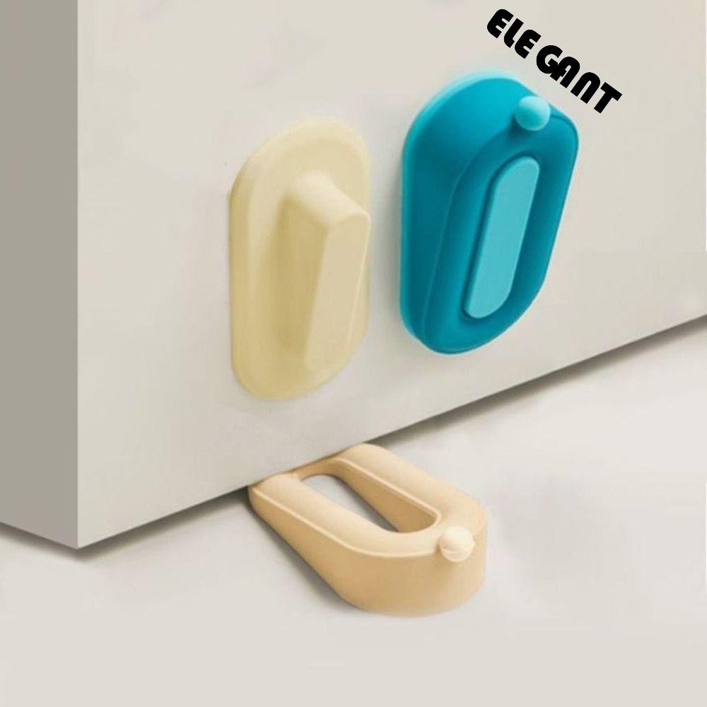 [Elegan] Door Stopper 1Pcs Pelindung Dinding Heavy Duty Untuk Rumah Kantor Dengan Wadah Penyimpanan Wedge Doorstop