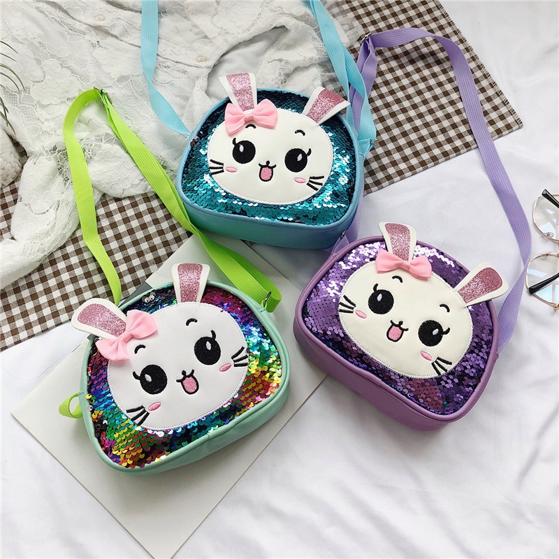 Serenity Tas Selempang Anak Terbaru Kekinian Perempuan Laki Laki Unisex Karakter Motif Kelinci Rabbit Import 572