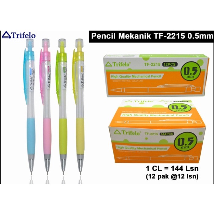 

Pensil Mekanik Trifelo TF-2215 0.5 mm 1 box 12 pcs