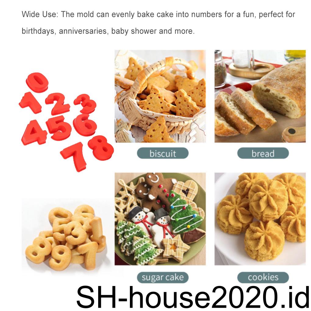 3d Ukuran Besar 0-8 Cetakan Silikon Cetakan Angka Digital Alat Dekorasi Cookies Cokelat Bakeware Untuk Pesta Ulang Tahun Pernikahan