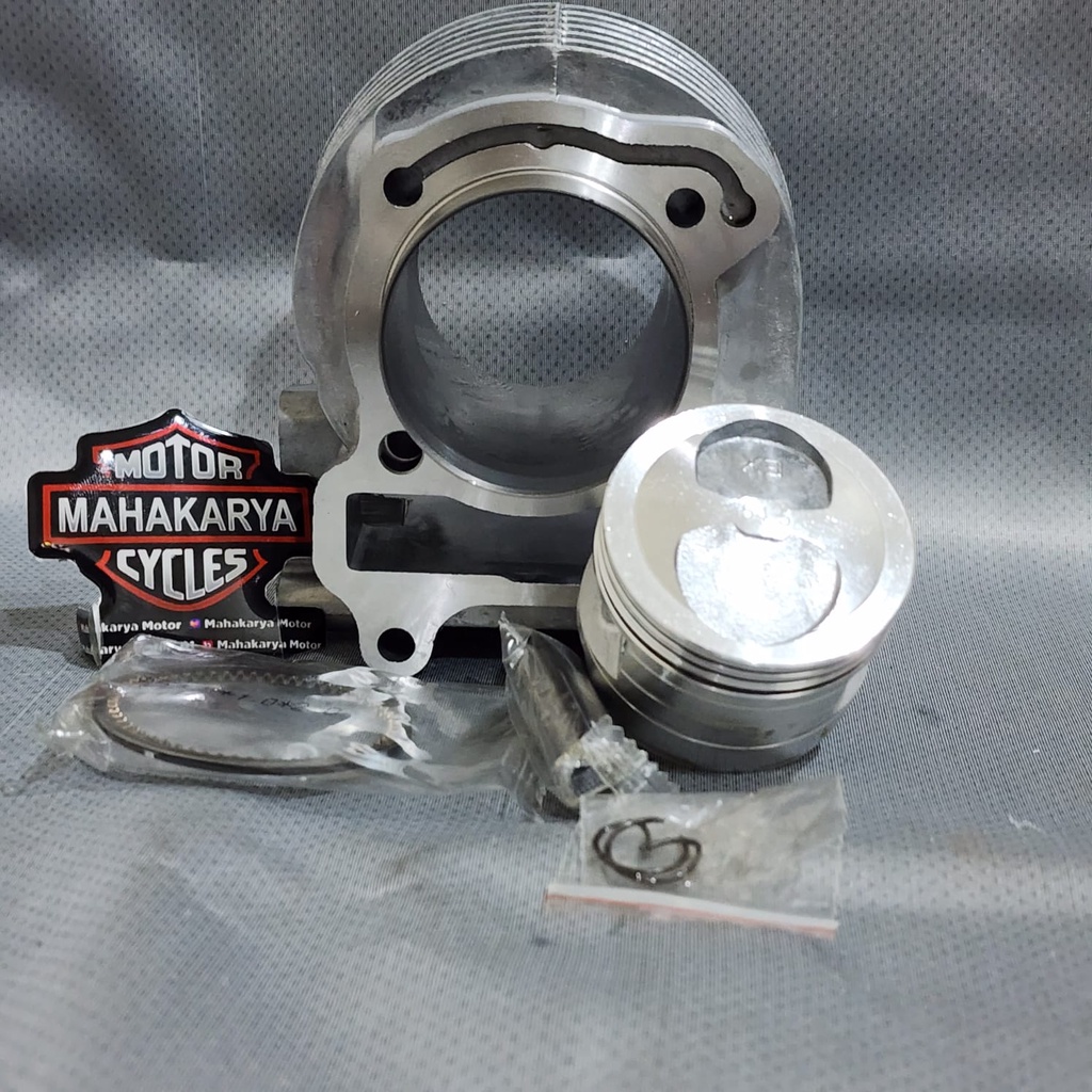 BLOK SEHER BEAT FI KZL K25 54.5 RACING CYLINDER BLOK BORE UP XB PIN 14 LINER LUAR 57.5MM SCOOPY FI SPACY FI VARIO FI