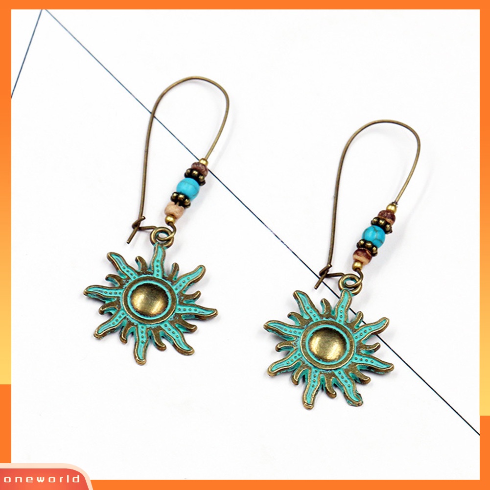 [WOD] Mode Sun Eardrop Tuas Anting Pesona Pesta Prom Wanita Gadis Perhiasan Hadiah