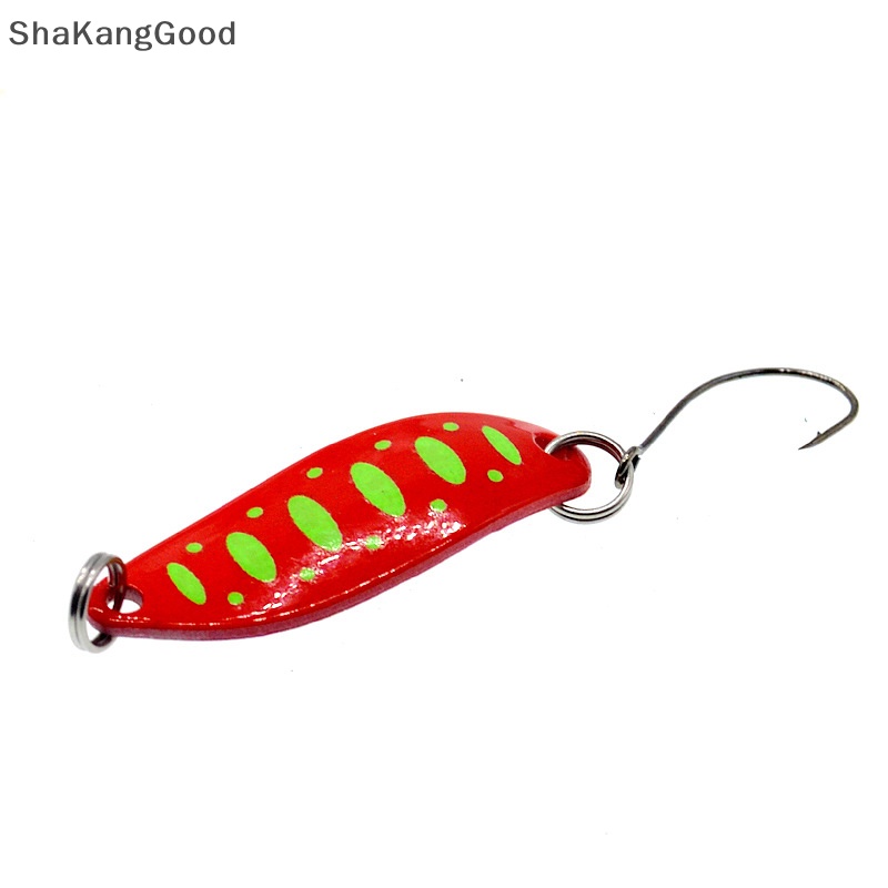 Skid 10Pcs Panjang casg Troli Memancing Umpan 24g 11 cm metal Jig Sendok Spinner Memancing Flasher SKK