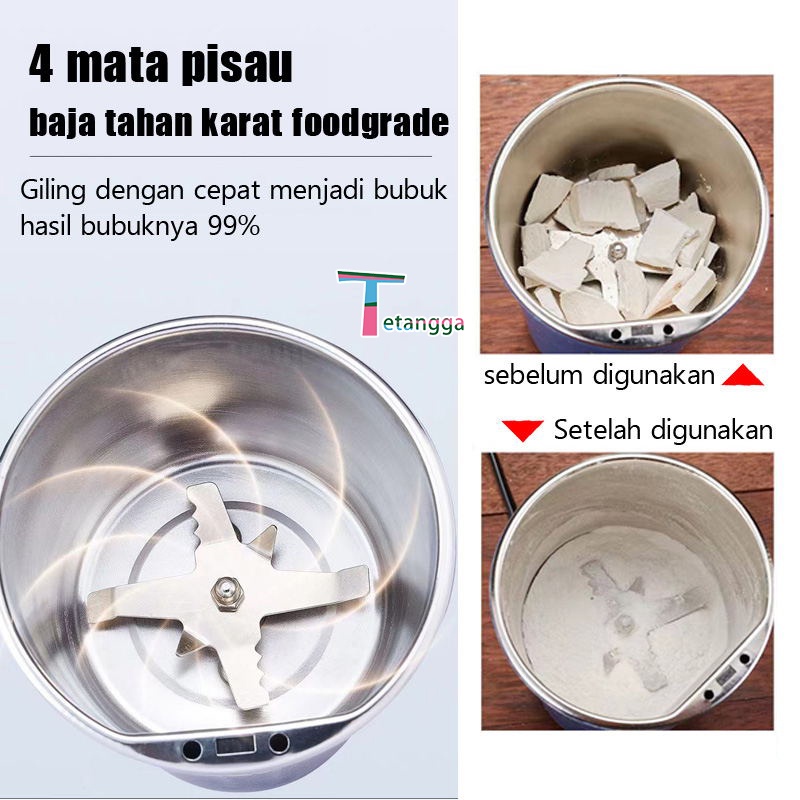 Blender bumbu Giling bubuk dalam 15 detik / food processor VS-1861