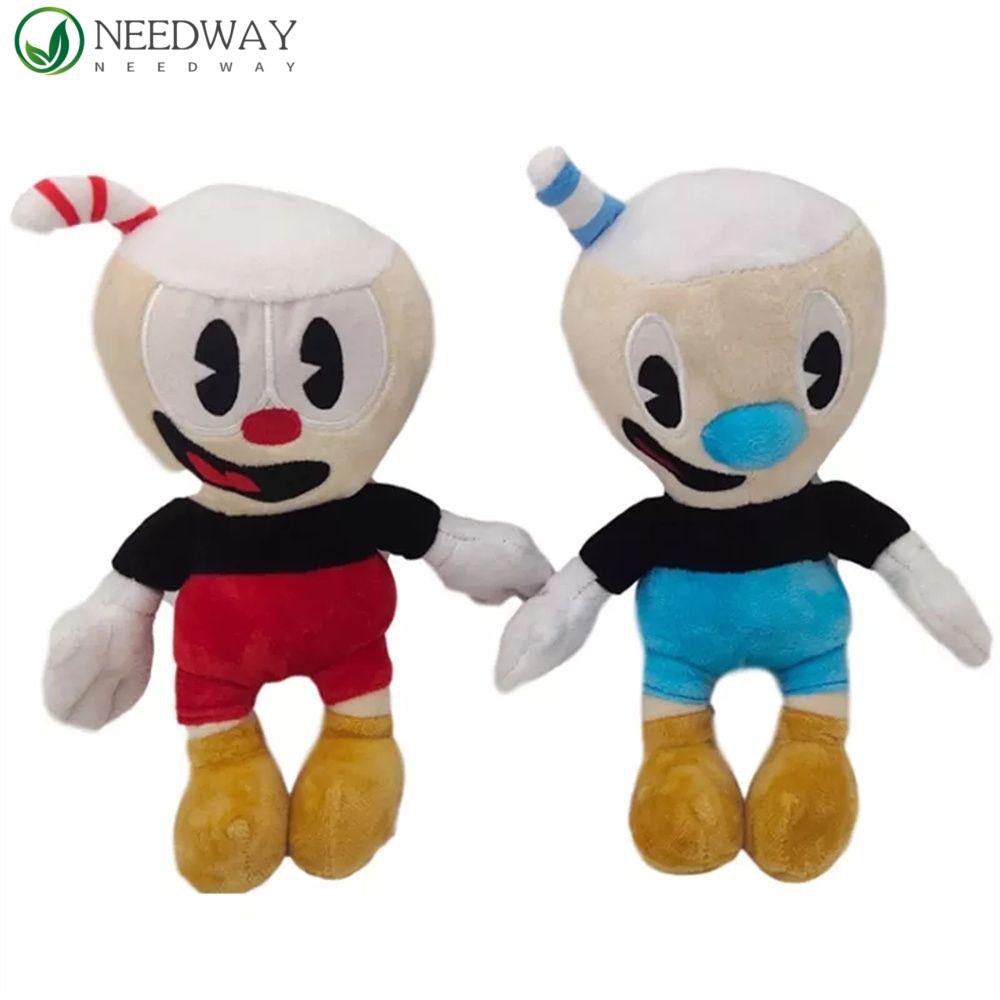 Needway Cuphead Plush Doll Wayang Mainan Lucu Hadiah Natal Boneka Gambar Brinquedos Boneka Permainan Boneka Mainan