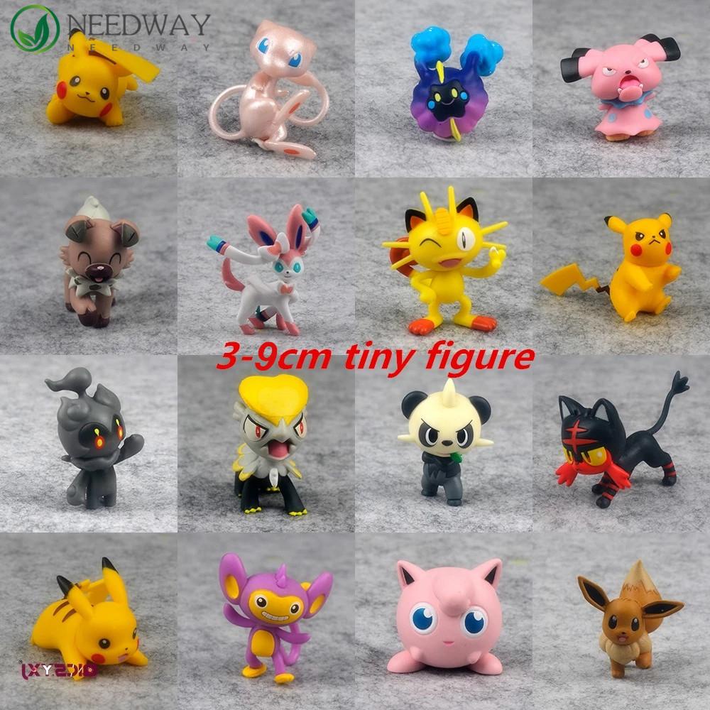 Needway Pikachu Figure Collection Abra Bulbasaur Vulpix Figure Boneka Squirtle Action Figure
