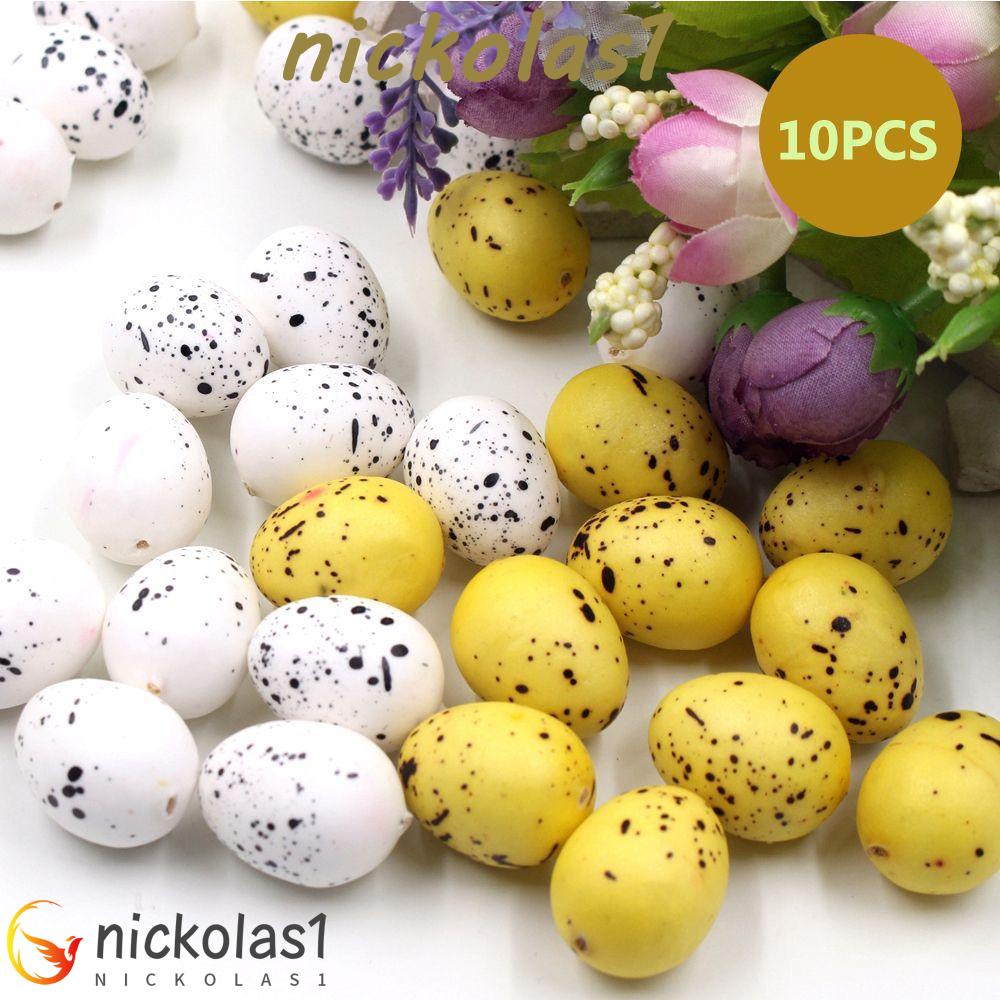 Nickolas1 Telur Puyuh 10pcs/ lot Lucu Bubble Anak Menyukai Hadiah Paskah DIY