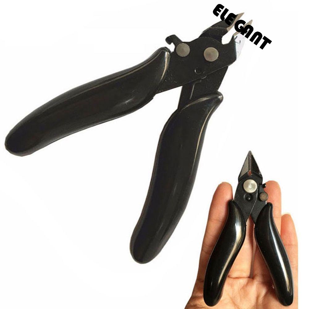 [Elegan] Tang Mini Untuk Kawat Stripping Non-slip Tajam Sisi Snips Diagonal Dengan Kunci Nipper Hardware Hand Tools Pemotong Kawat