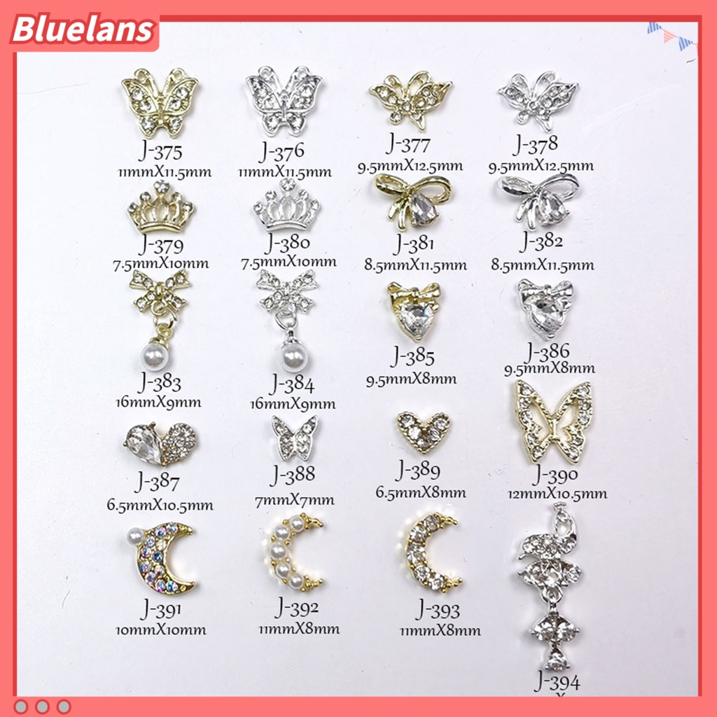 [BLM] 10pcs Pesona Kuku Desain Random Ornamen Kerajinan Manicure Kuku 3D Ringan DIY Untuk Salon