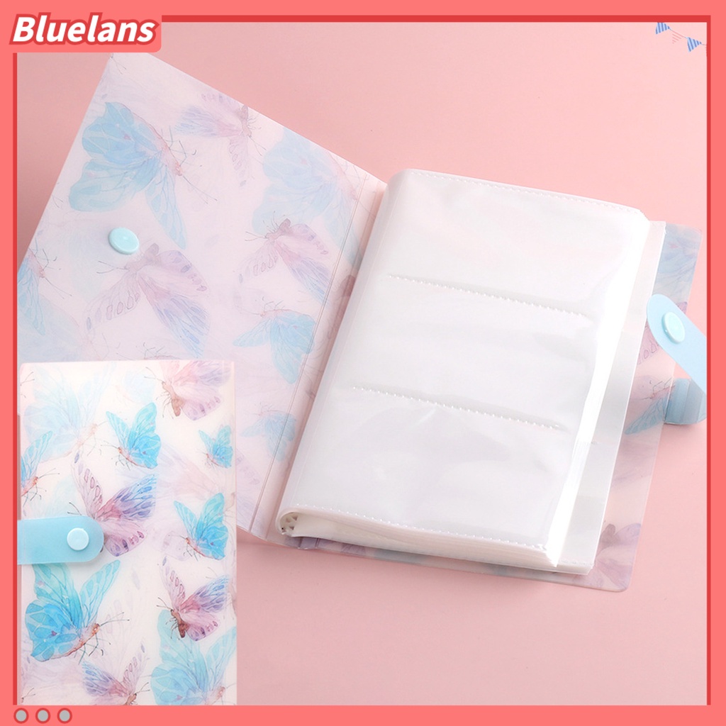 [BLM] Nail Decal Display Buku Pola Indah Multi-Kompartemen Plastik Kosong Tempat Penyimpanan Stiker Kuku Buku Susun Hadiah Ulang Tahun